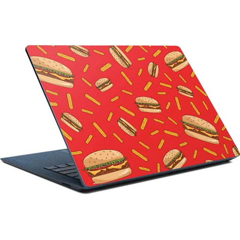 Burgers and Fries Surface Laptop Skin